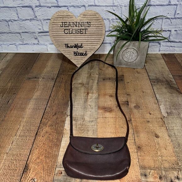 Fossil Monica Soft Leather Crossbody Sling Satchel Vintage Woman's - Picture 7 of 14